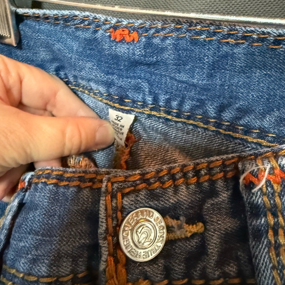 Stylish Blue True Religion Jeans for Men - Picture 5 of 8